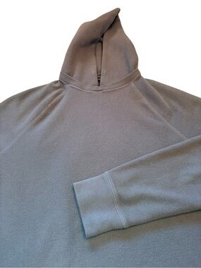 Banana Republic Men's Hooded Crewneck Sweater - Light Gray